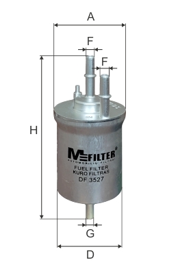 Фільтр палива   DF 3527   MFILTER