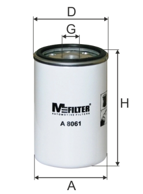 Повітряний фільтр   A 8061   MFILTER