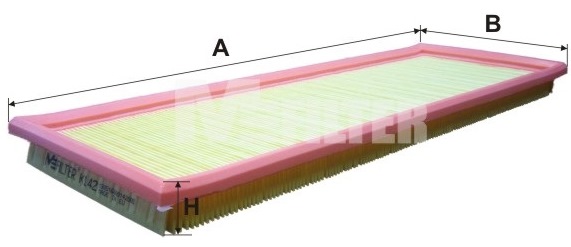 Повітряний фільтр   K 142   MFILTER