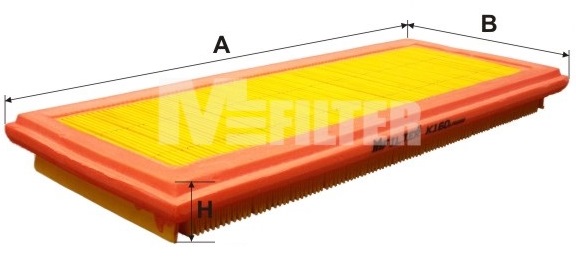 Повітряний фільтр   K 160   MFILTER