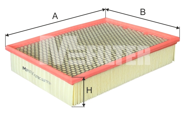 Повітряний фільтр   K 378C   MFILTER