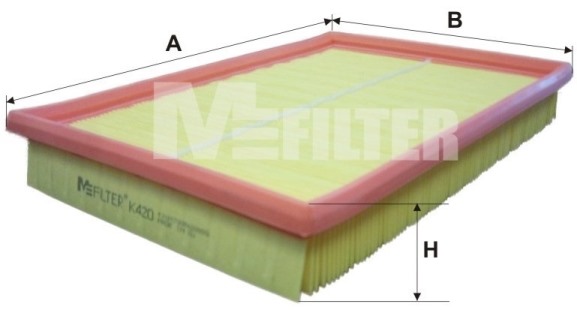 Повітряний фільтр   K 420   MFILTER