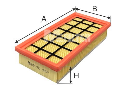 Повітряний фільтр   K 7142   MFILTER