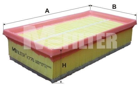 Повітряний фільтр   K 776   MFILTER