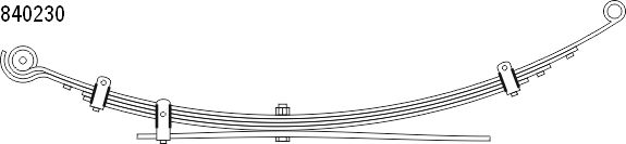 Ресорний пакет   10.840.230.00   CS Germany