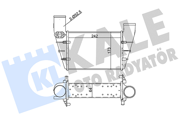 Интеркулер   341900   KALE OTO RADYATÖR