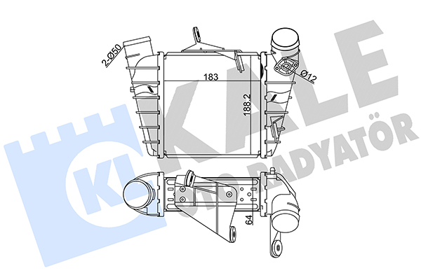 Интеркулер   342300   KALE OTO RADYATÖR