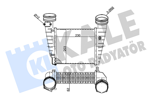 Интеркулер   342375   KALE OTO RADYATÖR