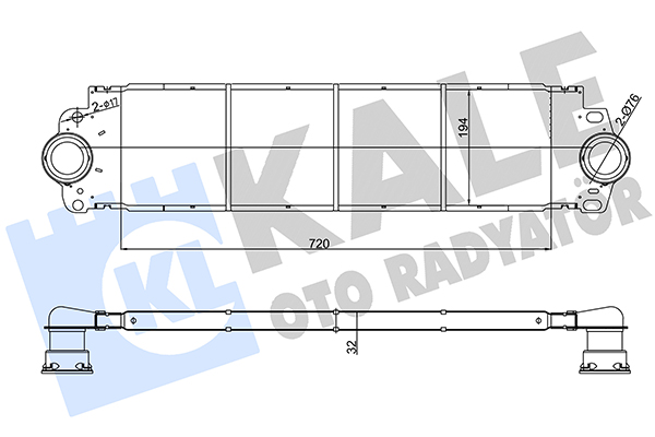 Интеркулер   343100   KALE OTO RADYATÖR