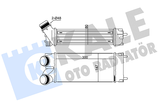 Интеркулер   343800   KALE OTO RADYATÖR