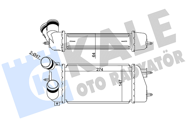 Интеркулер   344100   KALE OTO RADYATÖR