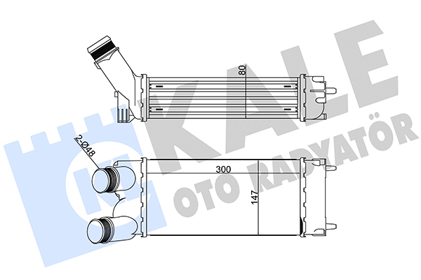 Интеркулер   344400   KALE OTO RADYATÖR