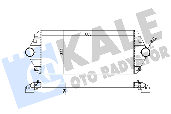 Интеркулер   344500   KALE OTO RADYATÖR