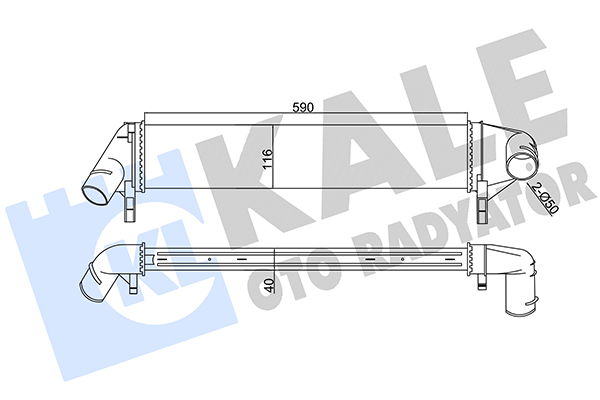 Интеркулер   345085   KALE OTO RADYATÖR