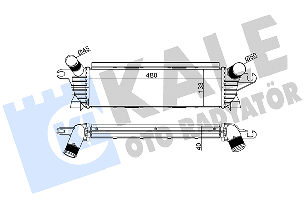Интеркулер   345095   KALE OTO RADYATÖR