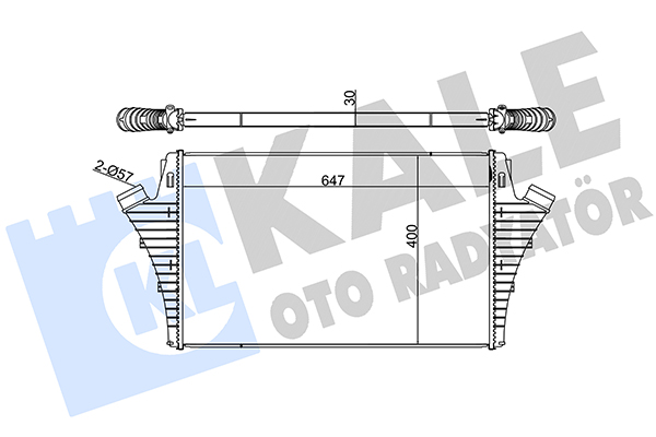 Интеркулер   346000   KALE OTO RADYATÖR