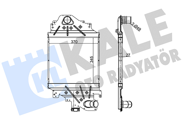 Интеркулер   348100   KALE OTO RADYATÖR