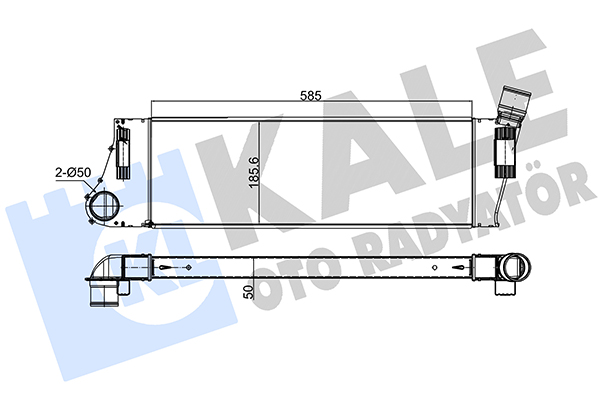 Интеркулер   348300   KALE OTO RADYATÖR