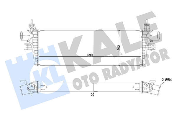 Интеркулер   350415   KALE OTO RADYATÖR