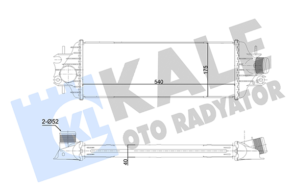 Интеркулер   350775   KALE OTO RADYATÖR