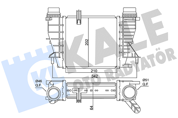 Интеркулер   350880   KALE OTO RADYATÖR