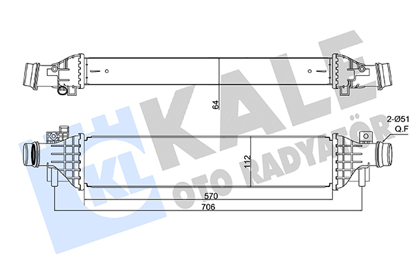 Интеркулер   350920   KALE OTO RADYATÖR
