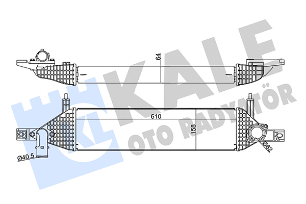 Интеркулер   350930   KALE OTO RADYATÖR