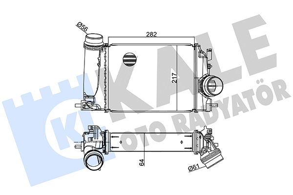 Интеркулер   350980   KALE OTO RADYATÖR