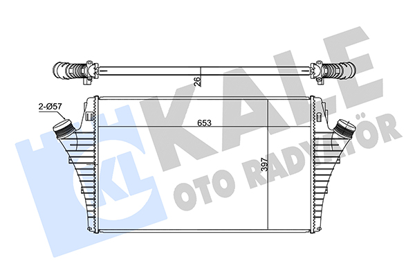 Интеркулер   352355   KALE OTO RADYATÖR