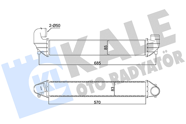 Интеркулер   352395   KALE OTO RADYATÖR