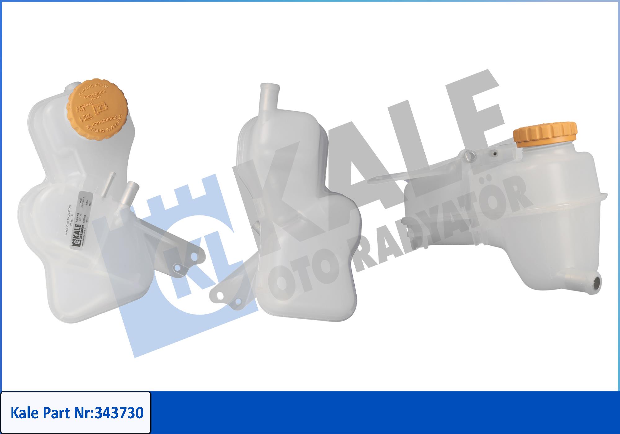 Компенсационный бак, охлаждающая жидкость   343730   KALE OTO RADYATÖR