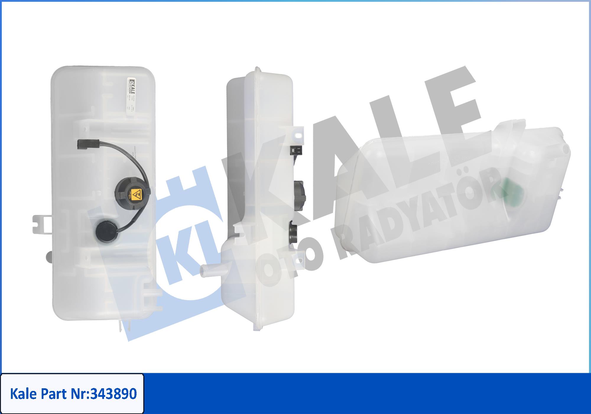 Розширювальний бачок, охолоджувальна рідина   343890   KALE OTO RADYATÖR