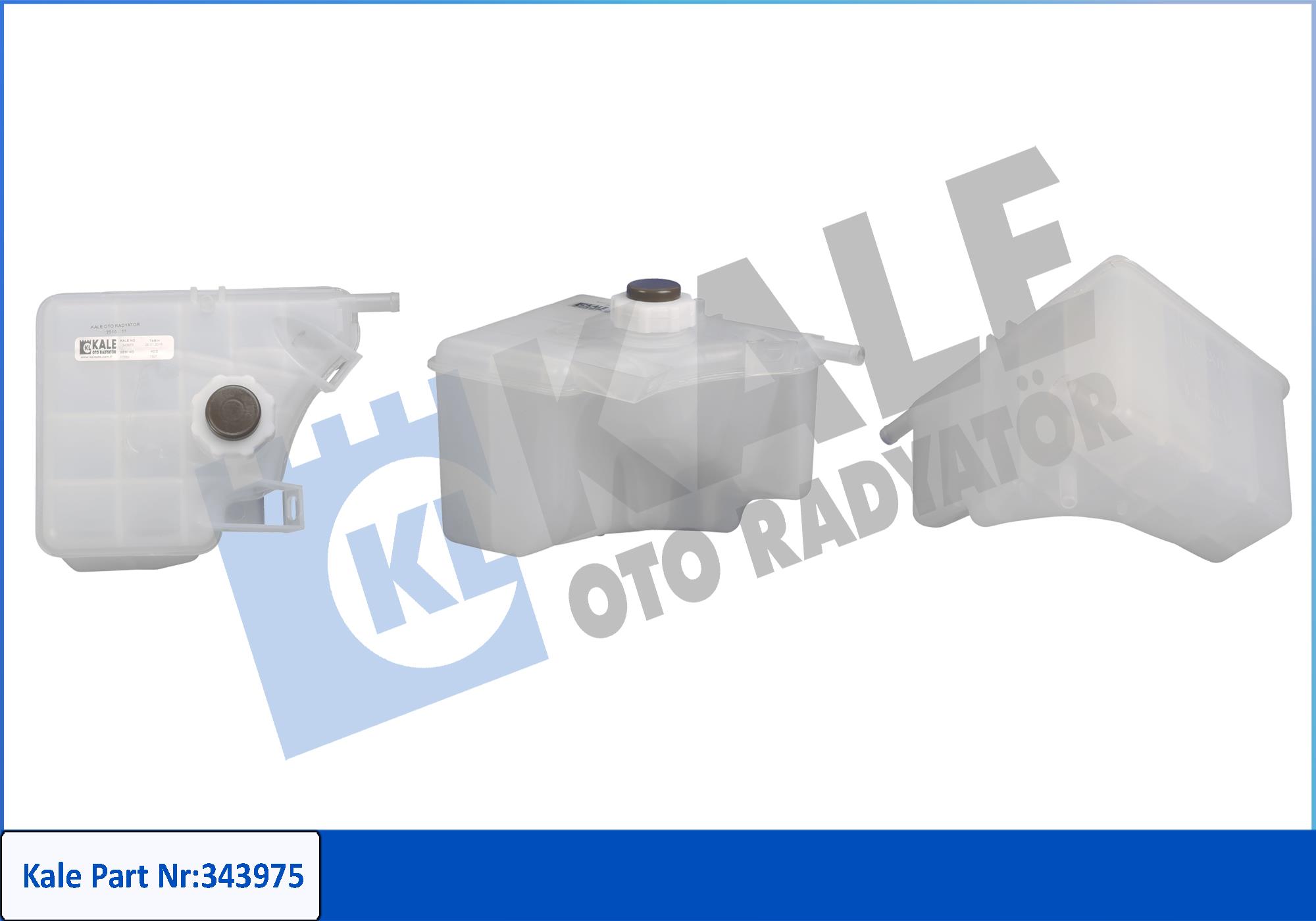 Компенсационный бак, охлаждающая жидкость   343975   KALE OTO RADYATÖR