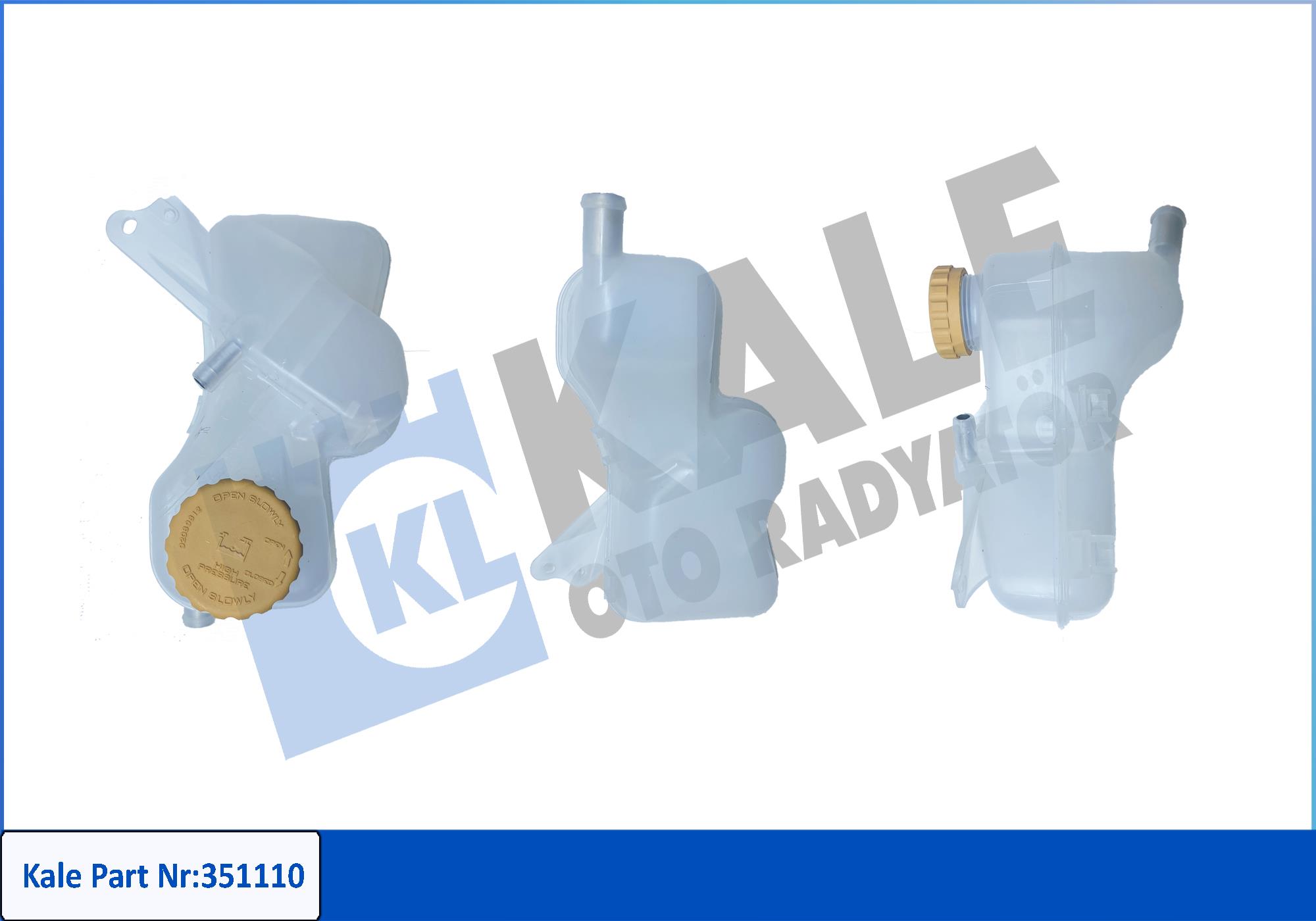 Компенсационный бак, охлаждающая жидкость   351110   KALE OTO RADYATÖR