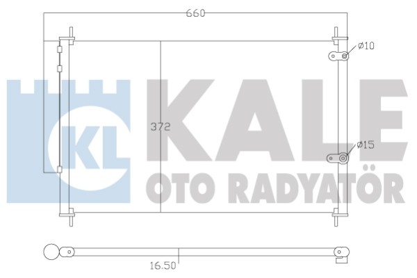 Конденсатор, кондиционер   342595   KALE OTO RADYATÖR