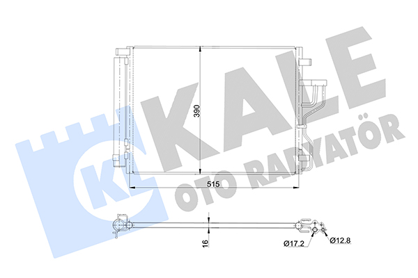 Конденсатор, кондиционер   345420   KALE OTO RADYATÖR