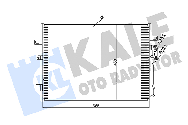 Конденсатор, кондиционер   345680   KALE OTO RADYATÖR