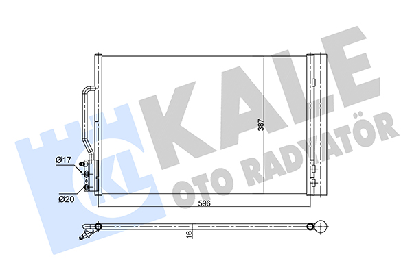 Конденсатор, кондиционер   358710   KALE OTO RADYATÖR