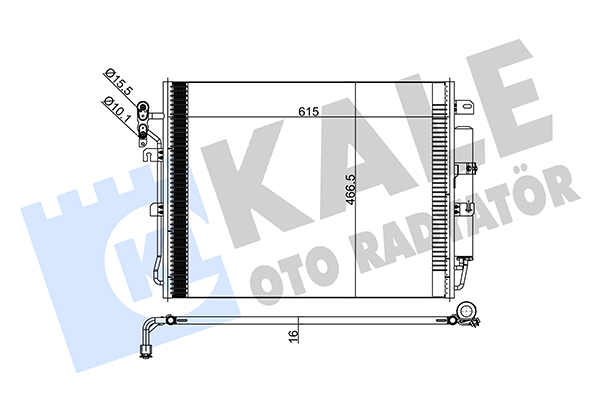 Конденсатор, кондиционер   378000   KALE OTO RADYATÖR