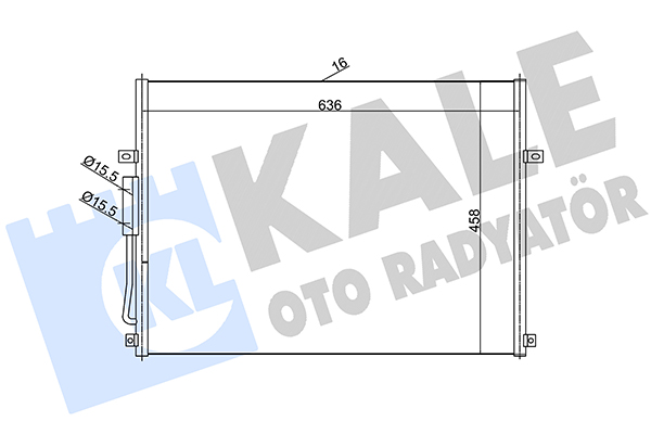 Конденсатор, кондиционер   385700   KALE OTO RADYATÖR