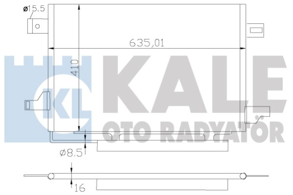 Конденсатор, кондиционер   387900   KALE OTO RADYATÖR