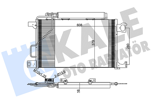 Конденсатор, кондиционер   392900   KALE OTO RADYATÖR