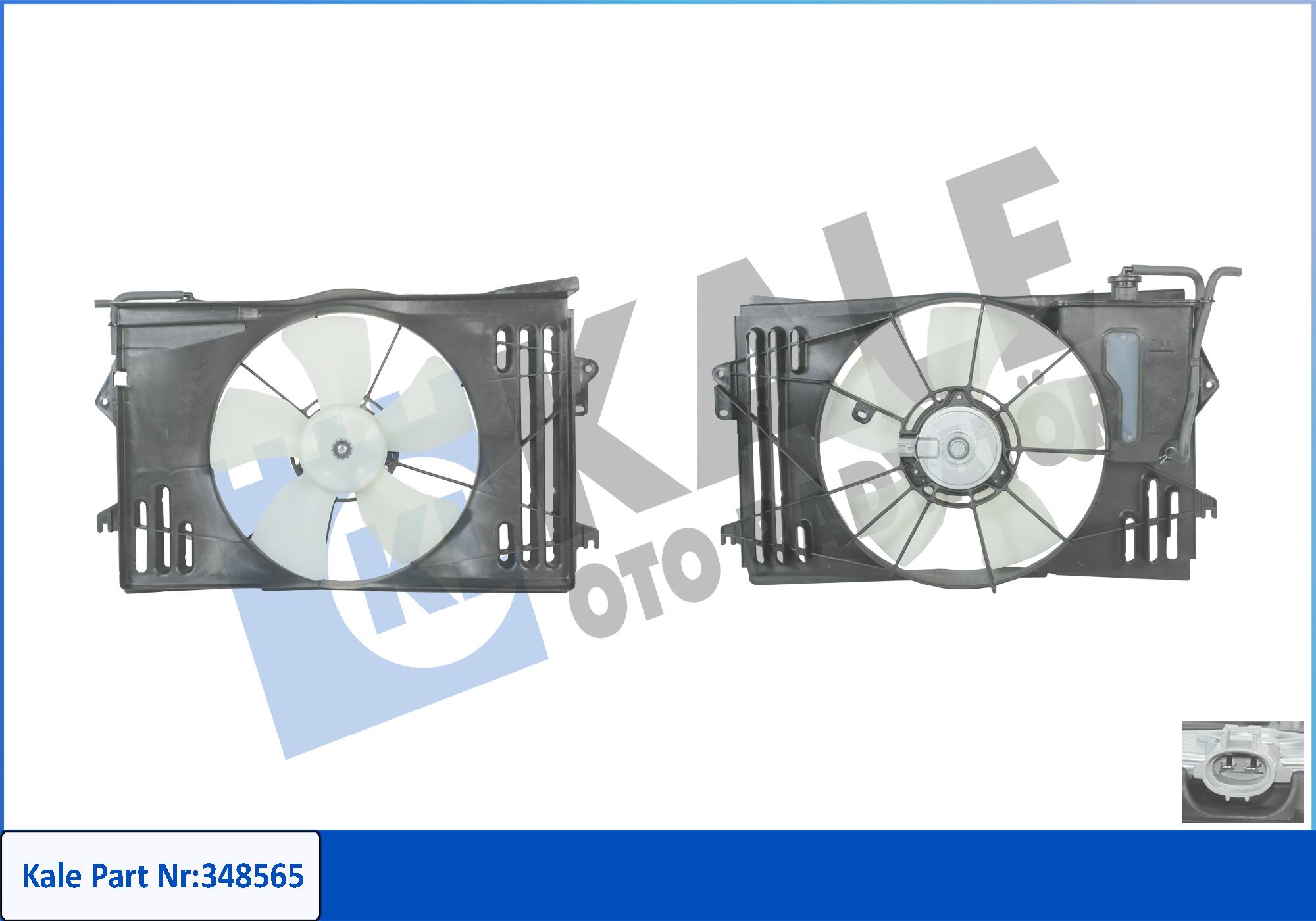 Вентилятор, охлаждение двигателя   348565   KALE OTO RADYATÖR