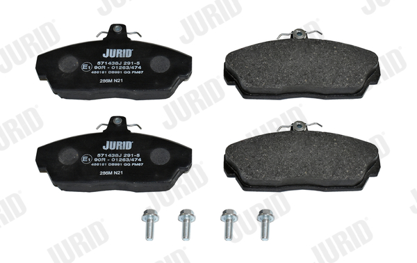 Комплект тормозных колодок, дисковый тормоз 571438J JURID #1