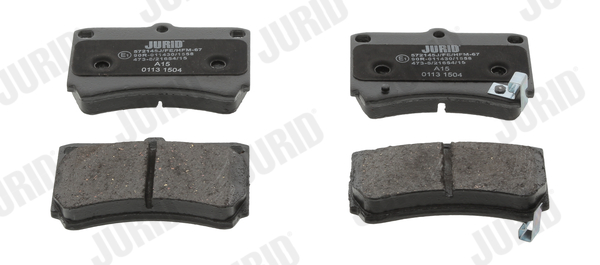 Комплект гальмівних накладок, дискове гальмо   572145J   JURID