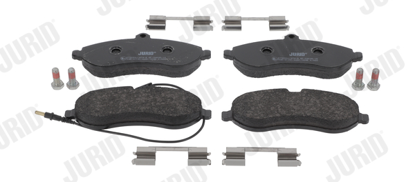 Комплект гальмівних накладок, дискове гальмо, JURID 573280J Комплект гальмівних накладок, дискове гальмо, JURID 573280J