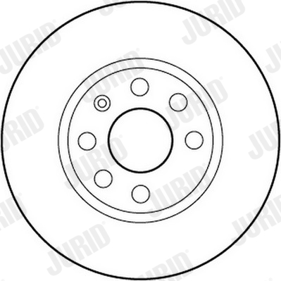 Гальмівний диск 562196JC JURID #1