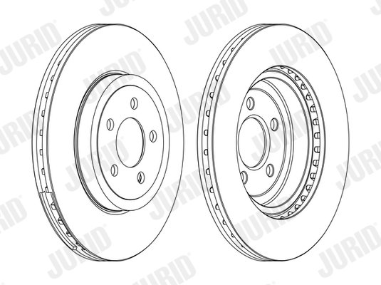 Гальмівний диск   562868JC-1   JURID