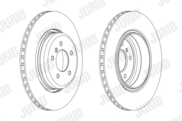 Гальмівний диск, JURID 563069JC Гальмівний диск, JURID 563069JC