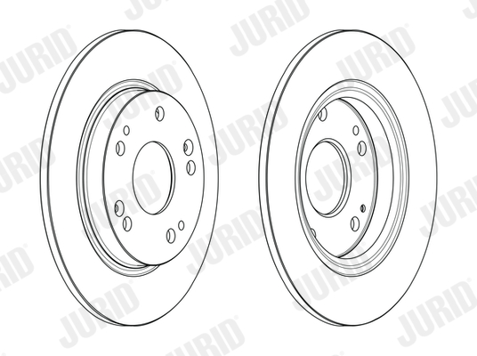 Тормозной диск 563242JC JURID #1